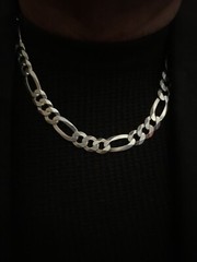 Real SILVER Unique Jewelry SOLID 925 Sterling Silver Chain Necklace Made Italy