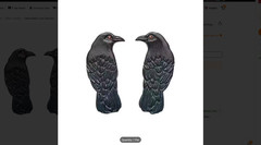 Gothic Vintage Looking Crow stud Earrings Matte Black Bird Jewelry Wedding