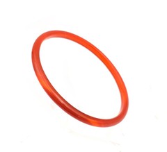 Green Multicolor Natural Chalcedony Agate Jade Thin Round Women Bangle Bracelet