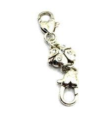 Brighton Lucky Me Clover Silver Custom Extender Bracelet/Necklace 1.5 Inches