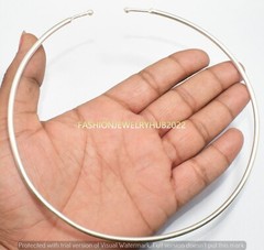 20pcs Choker Collar 925 Sterling Silver Overlay Flexible Easy To Wear Necklace