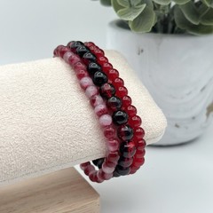 Handmade Elastic Stretch Beaded Bracelet (3-Pack) Beaded Handmade Jewelry