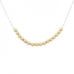 Authentic K18YG/PT950 Necklace #260-008-113-2621