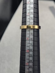 Modern 1/20 14K Yellow Gold Filled Plain Wedding Band Ring Sz 8