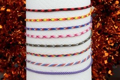 Braided Choker Necklaces Bracelets Anklets Silver Lobster Clasp Lightweight 4mm