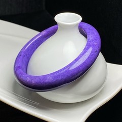 61.8mm Natural Purple Charoite Gemstone Bangle AAAA