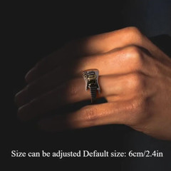 Guitar Open Ring Adjustable Resizable Music Instrument Jewelry