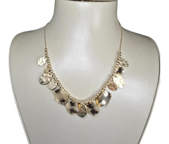 Christopher & Banks Women’s Trendy Gold Plated Short Necklace NWT