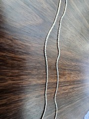 925 Sterling Silver Flat Snake Chain Necklace 24 Inch Italy