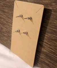Women’s Earrings Two Pair , Silver Tone New