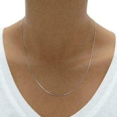 16”-24” Sterling Silver Round Snake Chain 1MM Flexible Italian Jewelry Chain