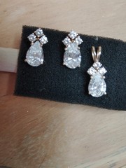 Earrings And Pendant Set