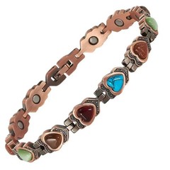 99.99% Pure Copper Magnetic Bracelet for Adult Anti-Oxidation Scratch Resistant*