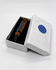 Handmade Wood & Transparent Resin Bracelet – Wooden Beads – Adjustable Strap