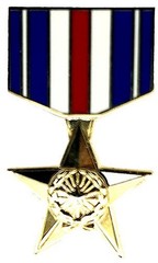 United States Silver Star Medal Military Emblem Lapel Hat Pin Insignia