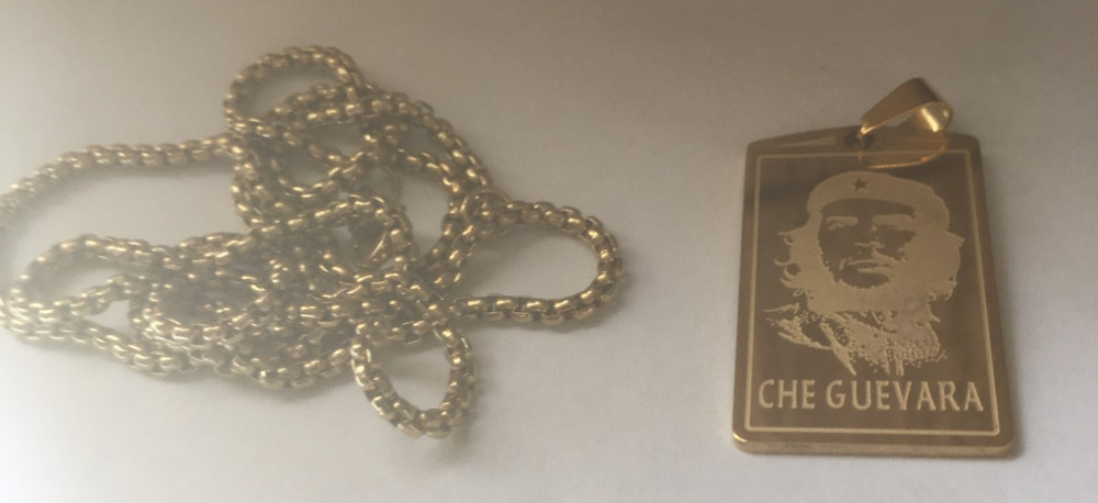 Che Guevara Pendant Necklace /60cm/ for Men Women gold plated