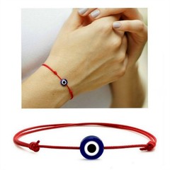 EVIL EYE BRACELET Red String Surfer Good Luck Protection Men Women Adjustable