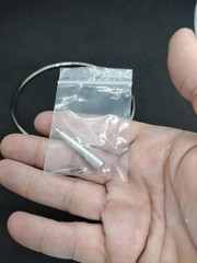 16 Inch 6mm Petite Polished Locking Eternity Collar Titanium With Key