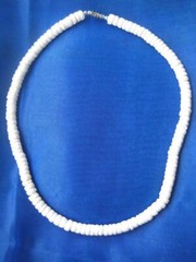 Hawaii Unisex Souvenir Surfer Jewelry White Puka Shell Necklace 20″ ( QTY 2 )