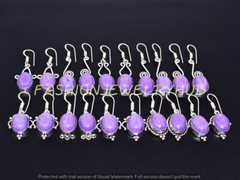 Charorite Gemstone Ethnic Handmade Fashion Earrings 20pcs Lot FE-489