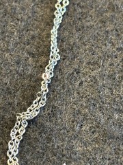 Prayer Box Pendant Necklace Silver Toned Secret Locket 18” Chain Opens