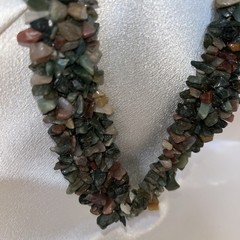 Multi strand, mixed stone, Collar Necklace