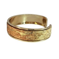 Handmade Natural Cork Bracelet – Skinny Metallic Cuff Jewelry from Portugal