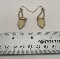 Yellow Arrowhead Dangle Earrings Shaped Drop Hook