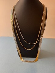 Apt. 9 Triple Gold And Silver Toned Chains Necklace