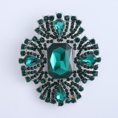 luxury crystal glass brooches Europe and American fashion pins jewelry