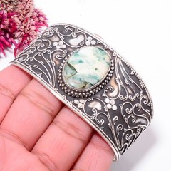 Tree Agate – Australia 925 Sterling Silver Bali Cuff|C968258634