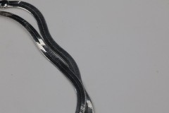 Sterling Silver Herringbone Snake Chain Necklace 925 Flat 16-18″ 10g