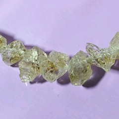 Natural Untreated Herkimer Diamond Quartz irregular shapes Bracelet