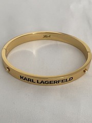 Karl Lagerfeld Rue St. Guillaume Bangle with Crystal from Swarovski