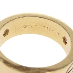 Cartier Love Ring 750 Diamond LO2009 #49 Jewelry 167786
