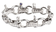 Stainless Steel Jewelry Unisex Boat Shackle Bracelet 226