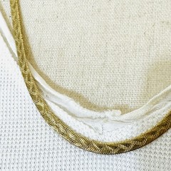 Vintage Avon Patterned Herringbone Gold Plated 4.5mm 22″ Necklace Women’s Ladies