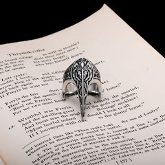 Viking Claw Beak Fang Ring 316L Stainless Steel