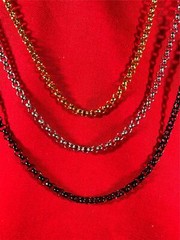 16″-42″ GOLD, SILVER,BLACK PLATED 3MM ROLO LINK STAINLESS STEEL CHAIN-USA SELLER
