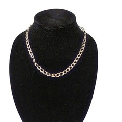18″ Men Women Silver Tone Link Chain Necklace Classic Elegant Everyday Wear 18g.