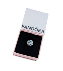 New 100% Authentic PANDORA Blue Splash Openwork Swimming Fish Charm 79469901