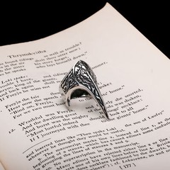 Viking Claw Beak Fang Ring 316L Stainless Steel