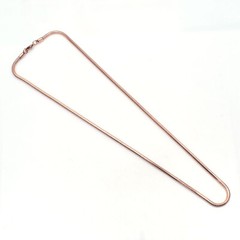 100% Oxidized Pure Copper Snake Chain Designer Link Chain Necklace Jewelry RJ-06