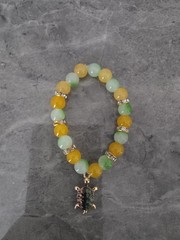 Handmade| Crystal turtle Bracelet | Stretch | Multicoloured | Uk based