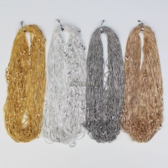 10 20 50 100x Silver / Gold Color 1.2mm Snake Chain Necklace 16″ 18″ 20″ 24″