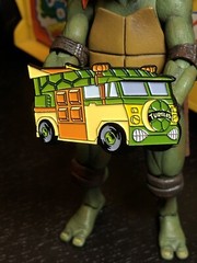 NINJA TURTLE VAN Soft Enamel PIN TMNT Hat Backpack Jacket Lapel Pin Turtles