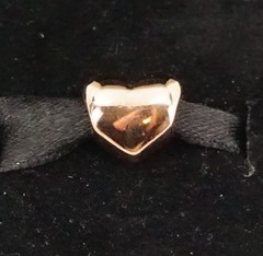 PANDORA Rose Gold Big Smooth Heart Charm 780137