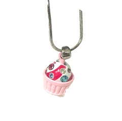 New 20pcs Crystal Charm Pendant Necklaces #136 Fairy Monkey Basketball Snail Bow